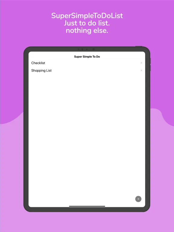 Zrzuty ekranu SuperSimpleToDo: To-Do & Tasks iPad 