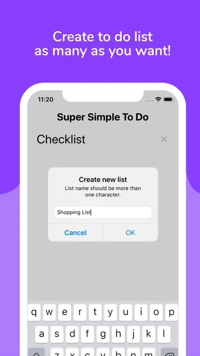 Zrzuty ekranu SuperSimpleToDo: To-Do & Tasks
