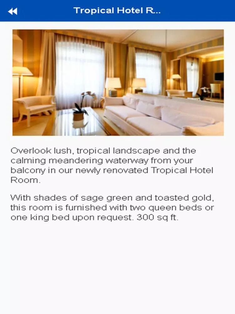 Tangkapan layar Paradise Island Resort iPad 