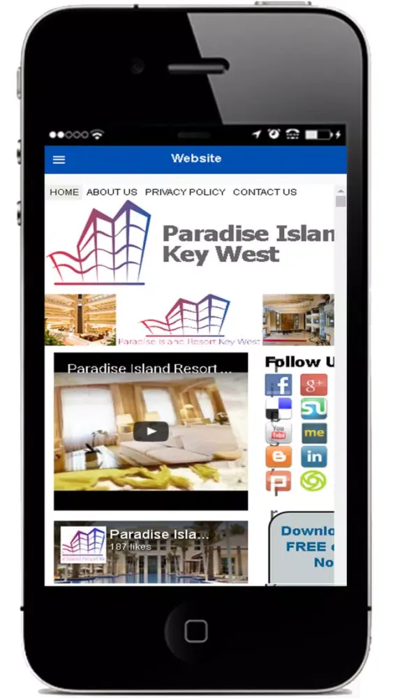 Tangkapan layar Paradise Island Resort