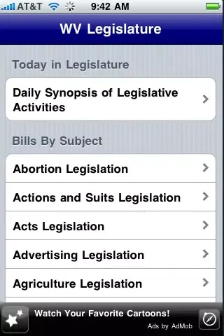 WV Bills - WV Legislature Live Updates 스크린샷