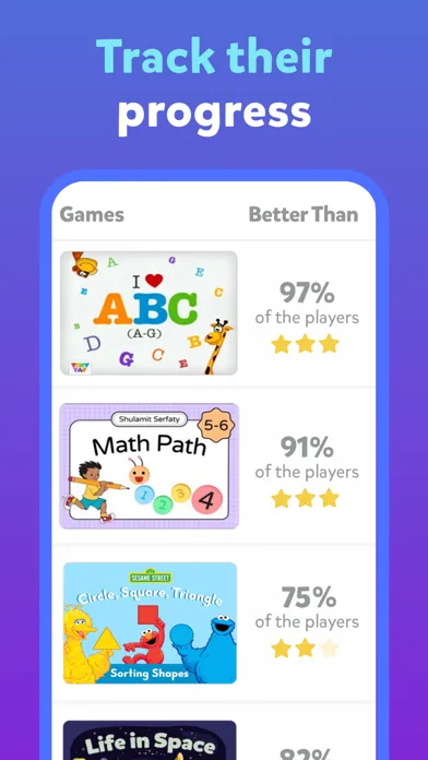 Captures d'écran de TinyTap: Kids' Learning Games