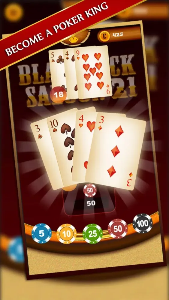 Captures d'écran de Blackjack Saloon 21