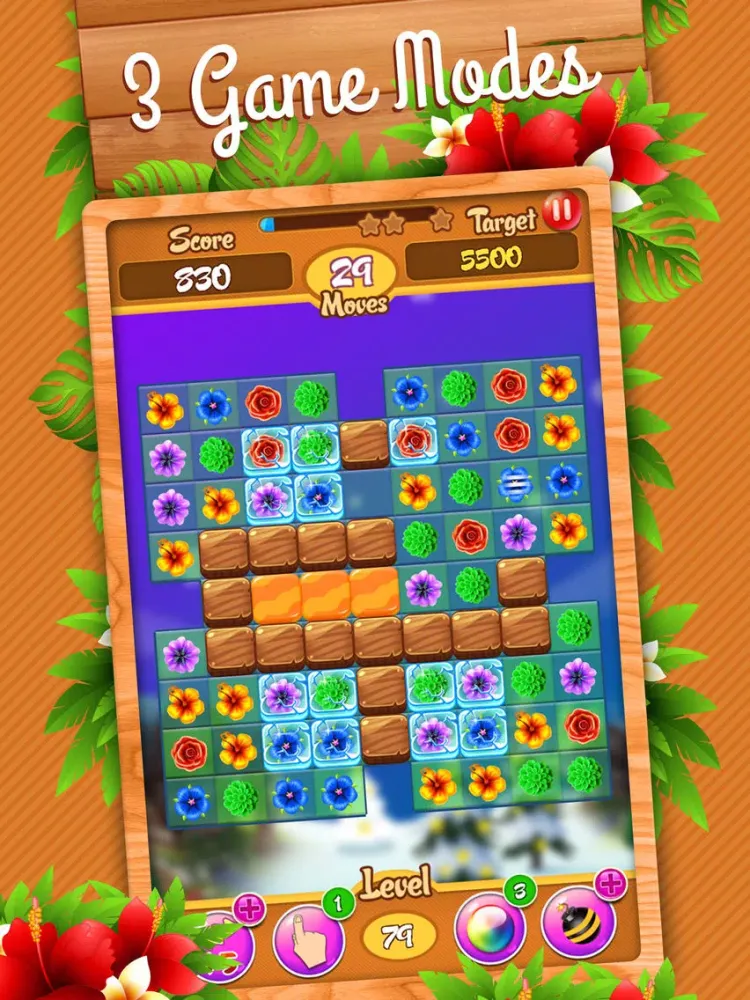 Floral Blast iPad  سکرین شاٹس