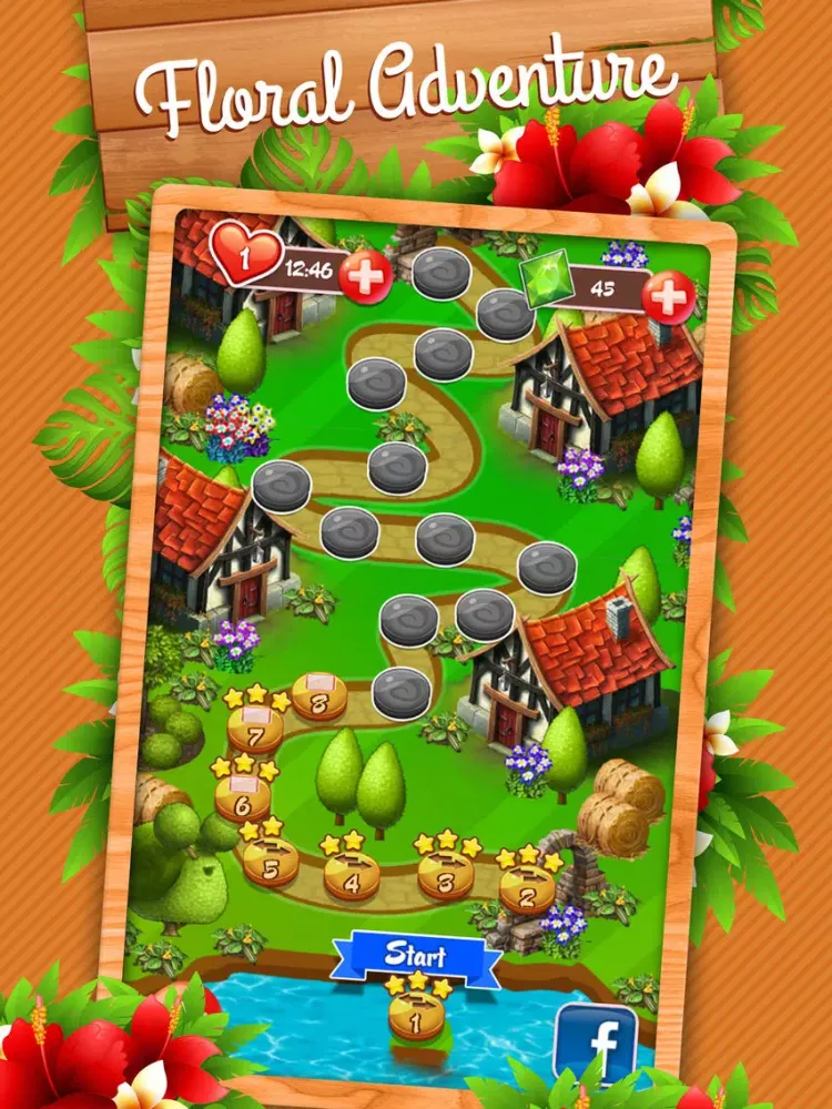 Floral Blast iPad  سکرین شاٹس