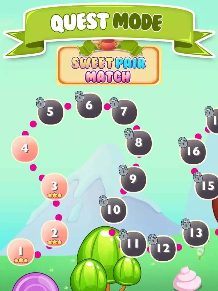 Capturas de pantalla de Sweet Pair Match iPad 
