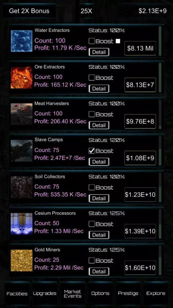 Capturas de pantalla de Planet Raiders Idle