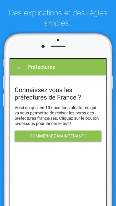 Géo Quiz France Screenshots
