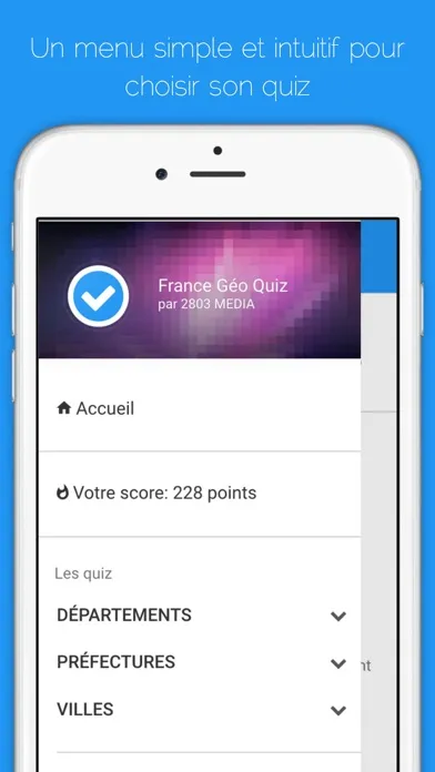 Géo Quiz France Screenshots
