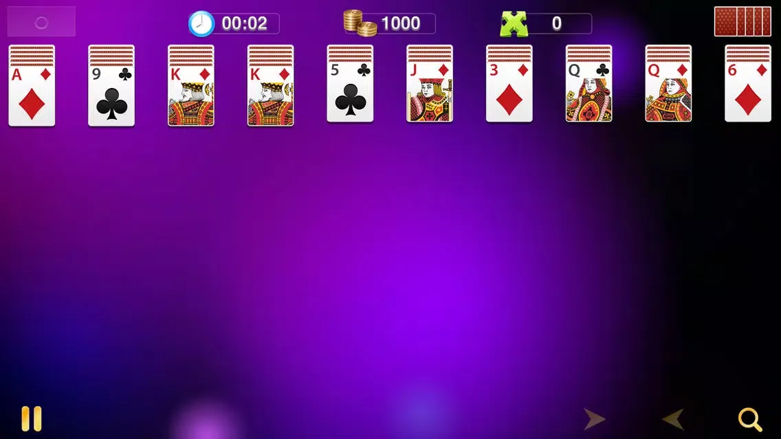 Zrzuty ekranu Spider Solitaire Classics
