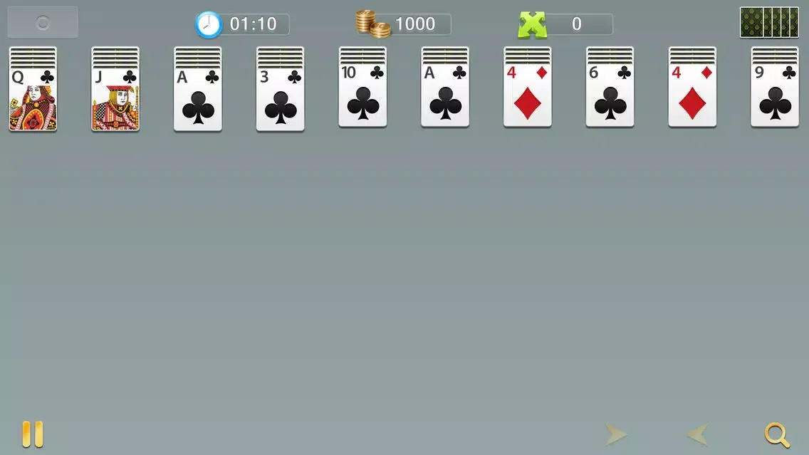 Zrzuty ekranu Spider Solitaire Classics