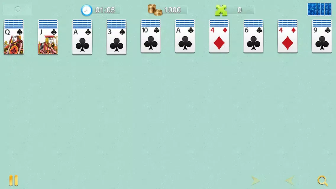 Zrzuty ekranu Spider Solitaire Classics