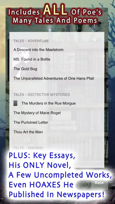 Complete Edgar Allan Poe Screenshots