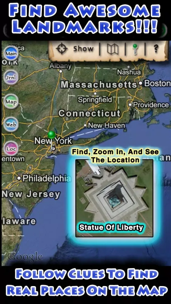 صور The Map App Game USA Edition LITE