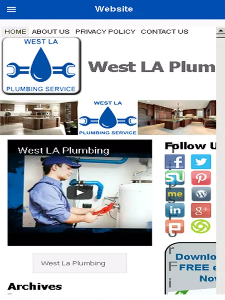 صور West LA Plumbing iPad 