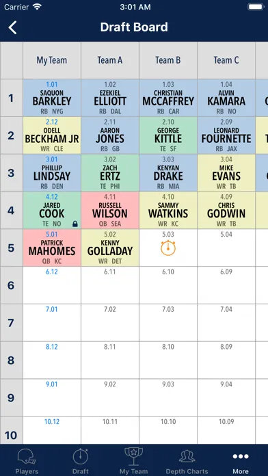 Fantasy Football Cheatsheet স্ক্রিনশট