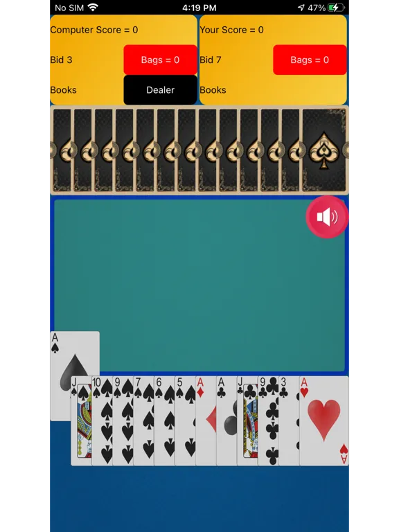 2 Player Spades iPad  स्क्रीनशॉट