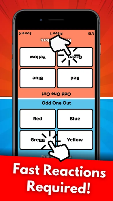 Zrzuty ekranu 2 Player Reaction Test Quiz