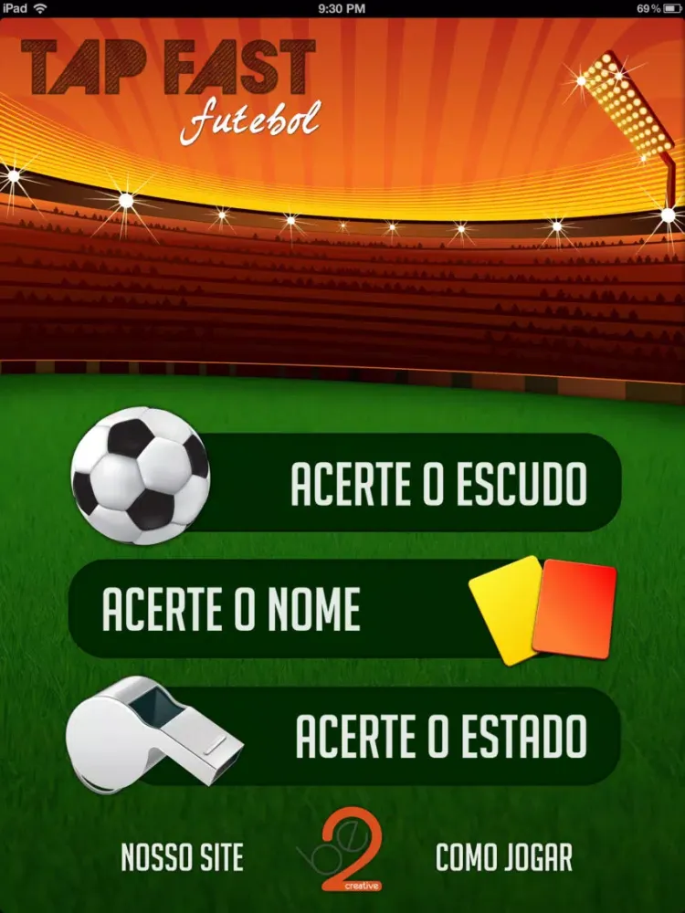 Tap Fast Futebol HD iPad 應用截圖