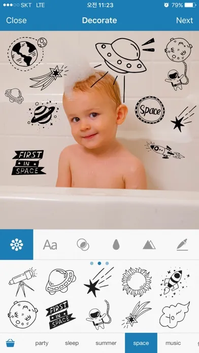 Baby sticker - For all people Screenshots