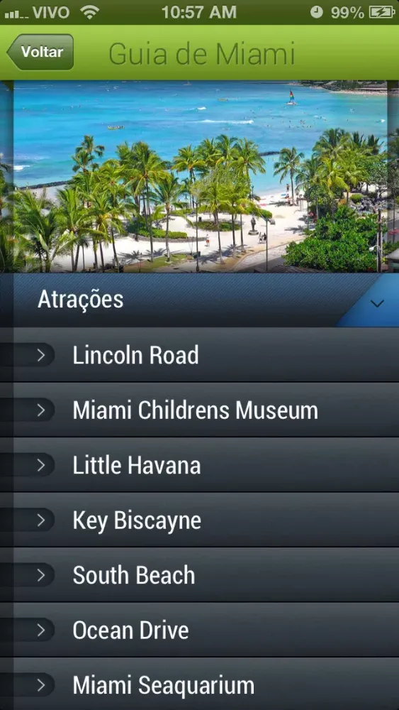 Tangkapan layar Guia de Miami