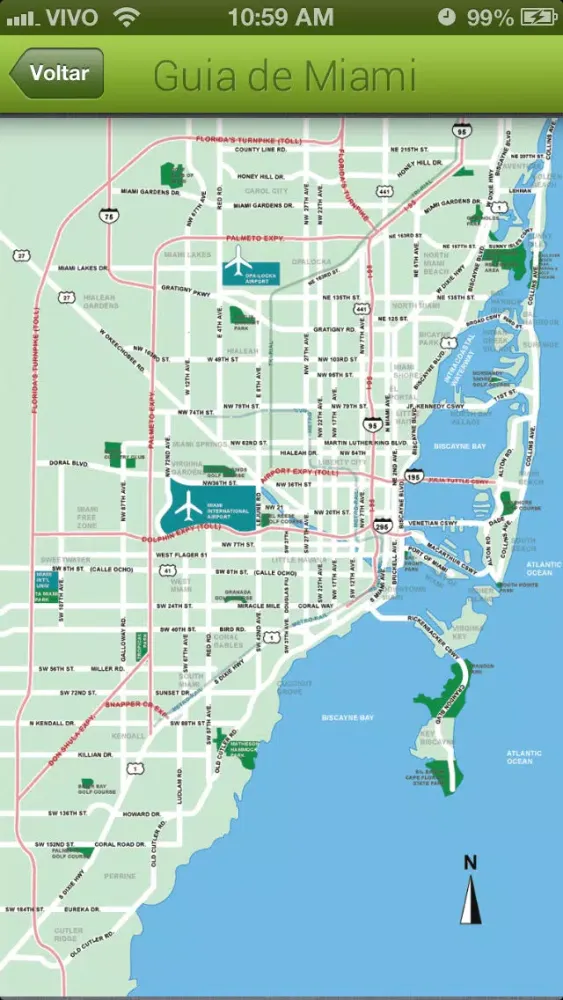 Tangkapan layar Guia de Miami