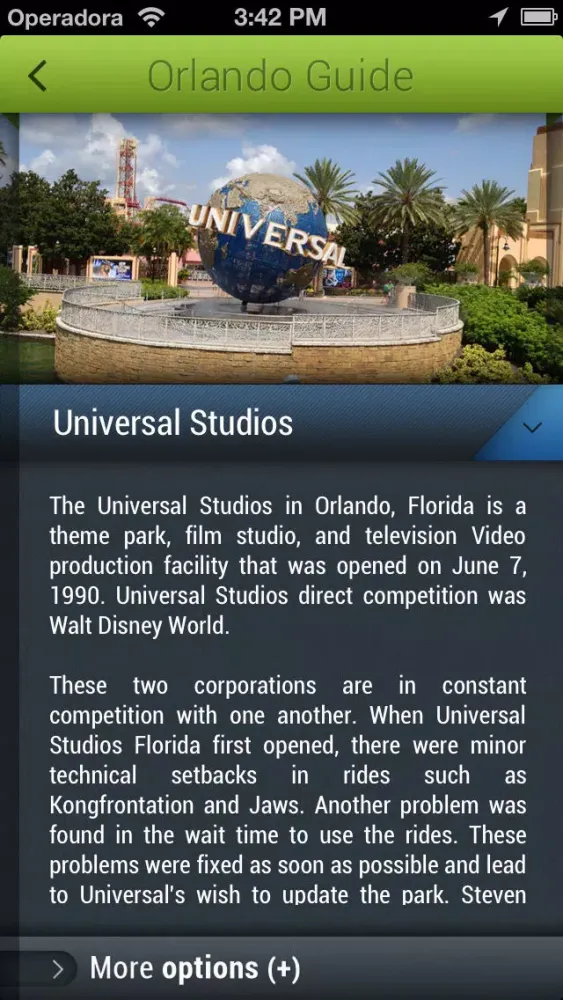ภาพหน้าจอของ Orlando Guide