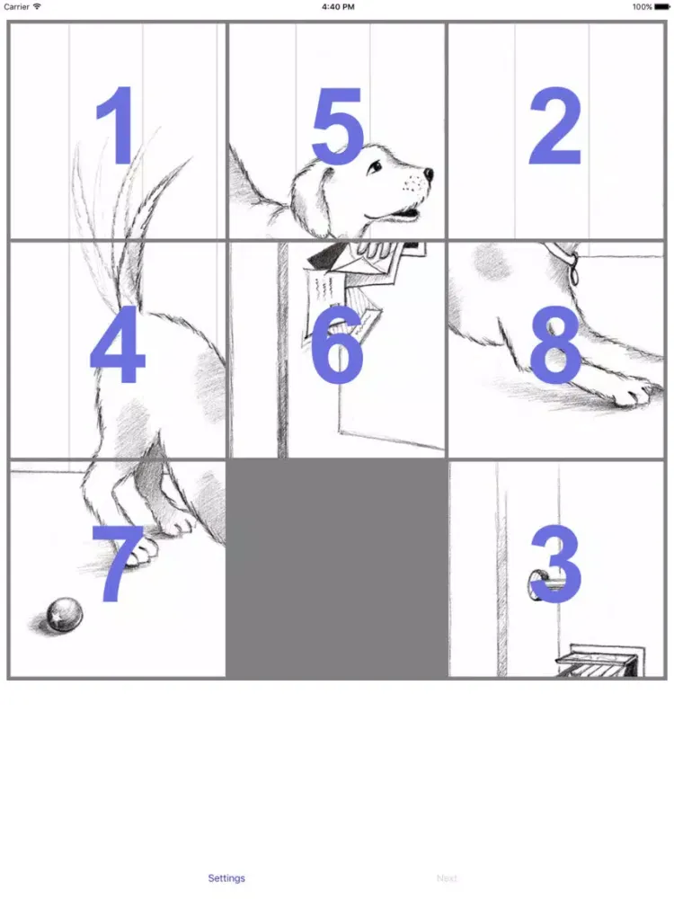Persephone The Good Dog - Puzzle Story iPad 應用截圖