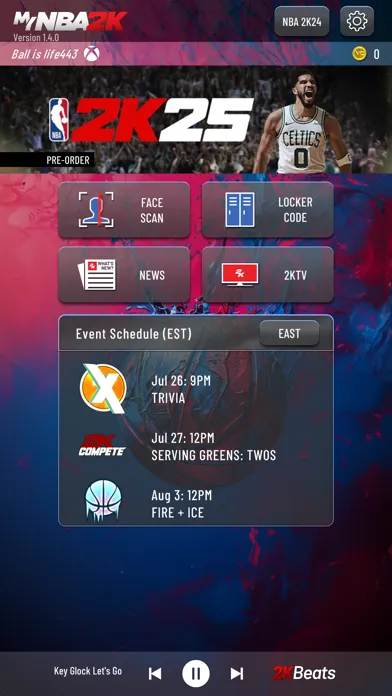 MyNBA 2K Companion App Ekran Görüntüleri