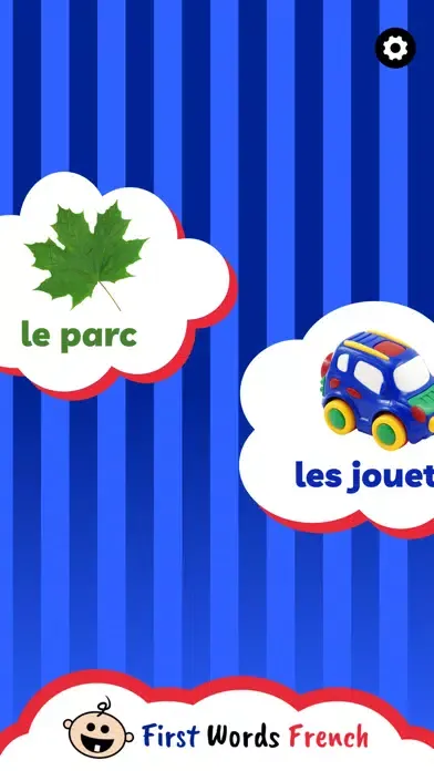 Tangkapan layar BCA First Words French Paid
