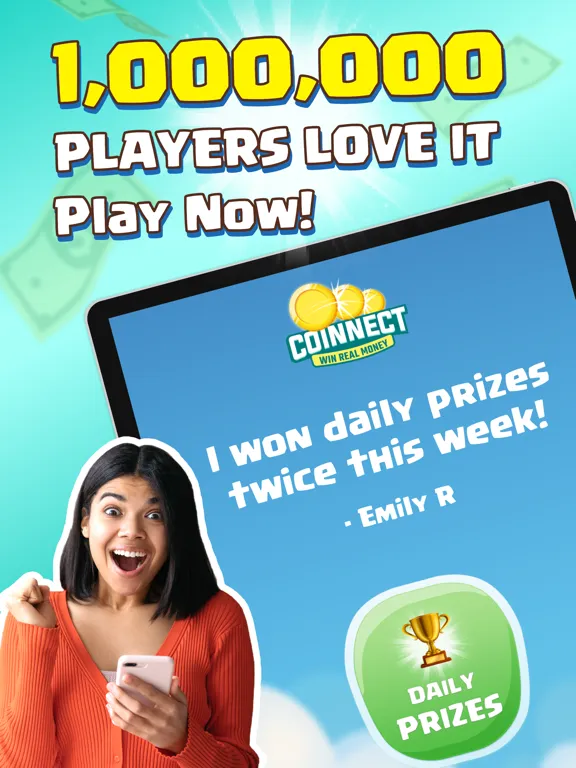 Coinnect: Win Real Cash Prizes iPad  Ekran Görüntüleri