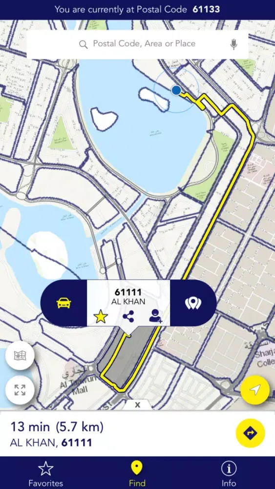 Capturas de pantalla de Sharjah Postal Code