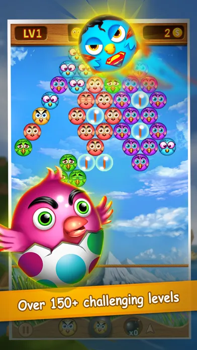 Скриншоты Bubble Bird Shooter: Bird Kingdom