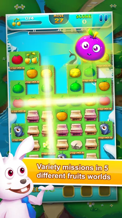 Tangkapan layar Fruit Splash Extreme: FREE Fruit Line Connect Match-3 Puzzle Game
