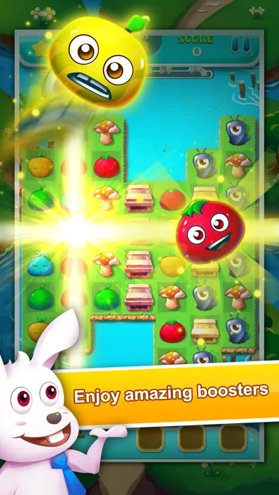 Tangkapan layar Fruit Splash Extreme: FREE Fruit Line Connect Match-3 Puzzle Game