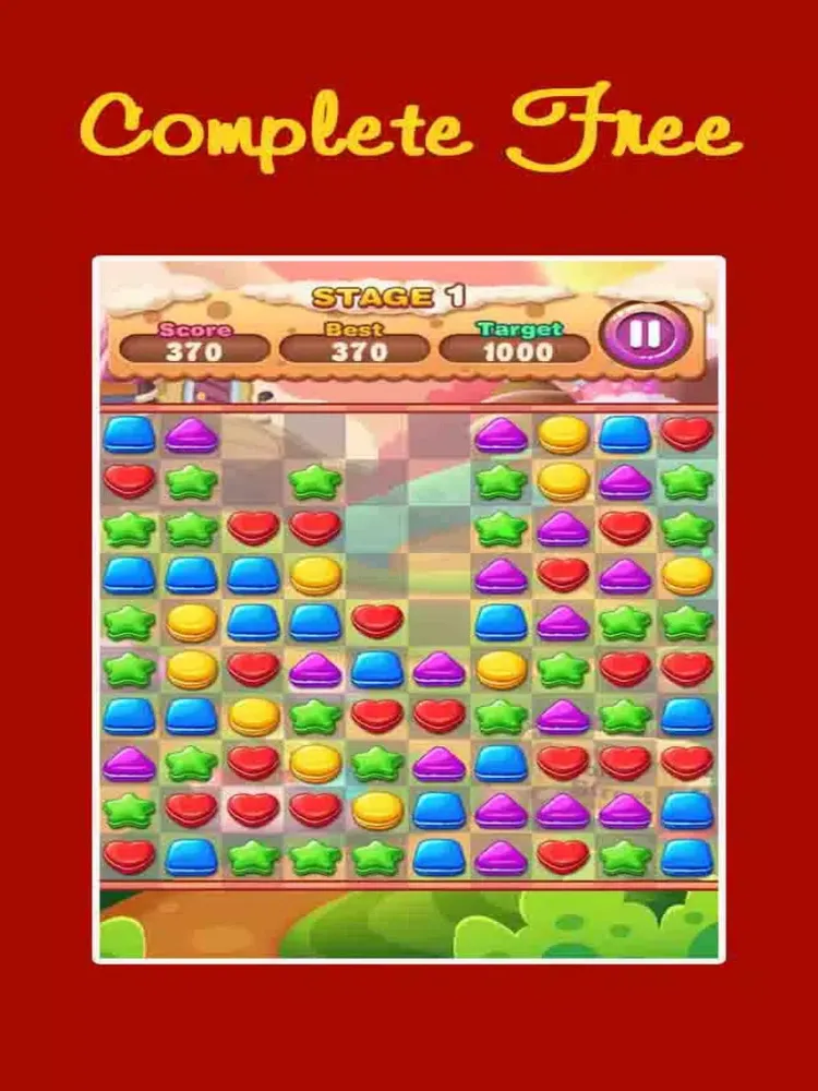 Скриншоты Amazing Smash Cookie Popstar - Cookies match 3 iPad 
