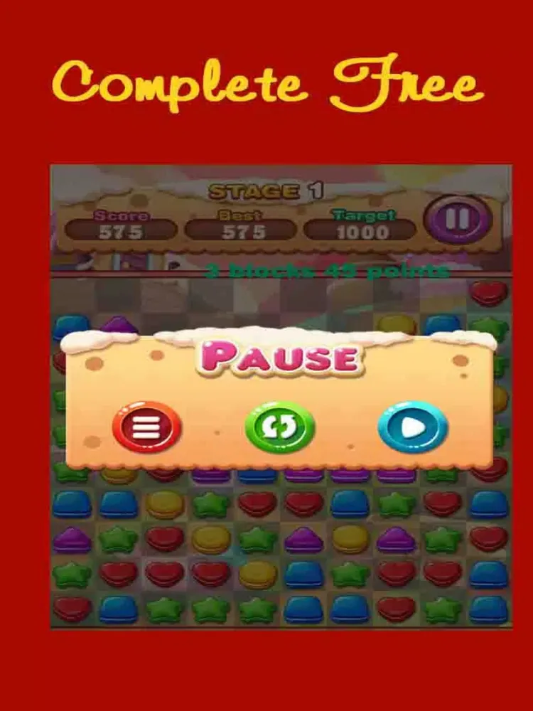 Скриншоты Amazing Smash Cookie Popstar - Cookies match 3 iPad 