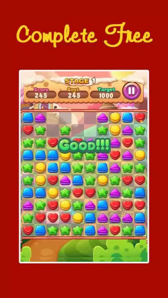 Скриншоты Amazing Smash Cookie Popstar - Cookies match 3