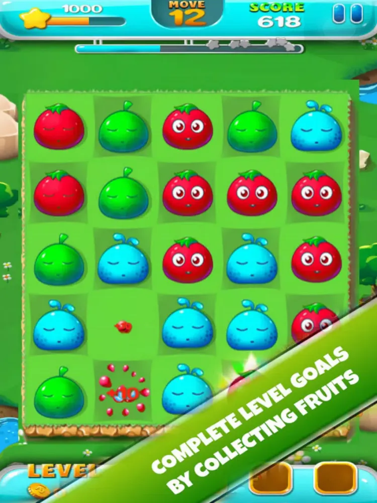 Tangkapan skrin A Little Fruit: Mania Pop iPad 