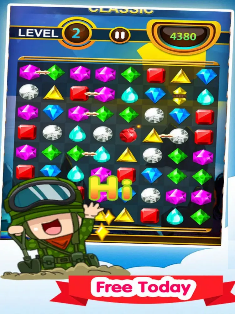 Jewel Boom Legend iPad  سکرین شاٹس