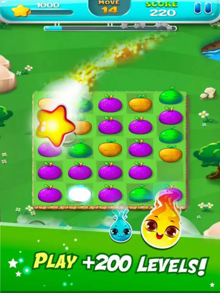 Tangkapan layar Kute Story Fruit: Match Mania iPad 