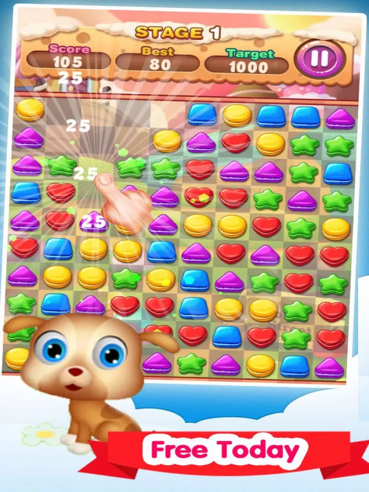 Captures d'écran de Crazy Pop Candies World iPad 