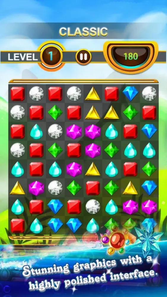Capturas de tela do Phanet Jewels Challenge