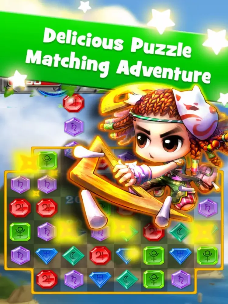 Jewels Puzzle - Star Free Gane iPad  Ekran Görüntüleri