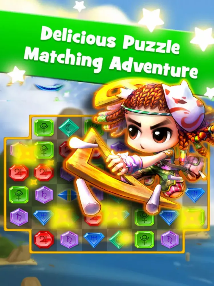 Jewels Puzzle - Star Free Gane iPad  Ekran Görüntüleri