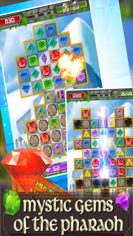 Screenshot di Gem Treasure Ilands- Jewel Quest Free