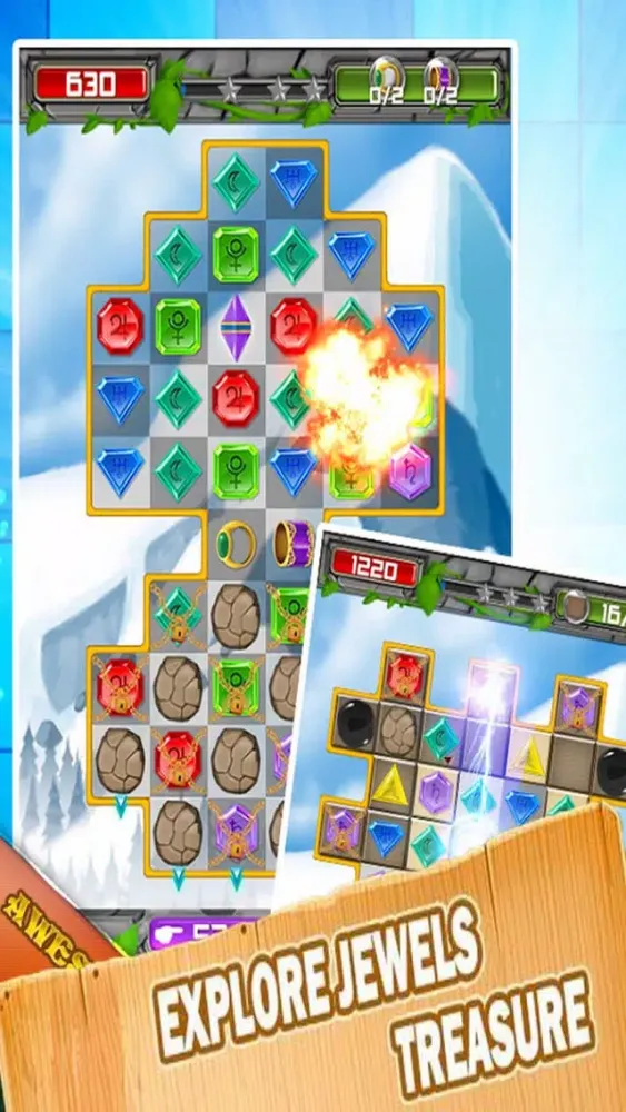 Match3 Gems Quest Screenshots
