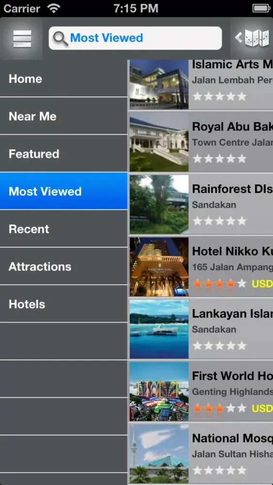 Ảnh chụp màn hình của MyTravel Malaysia