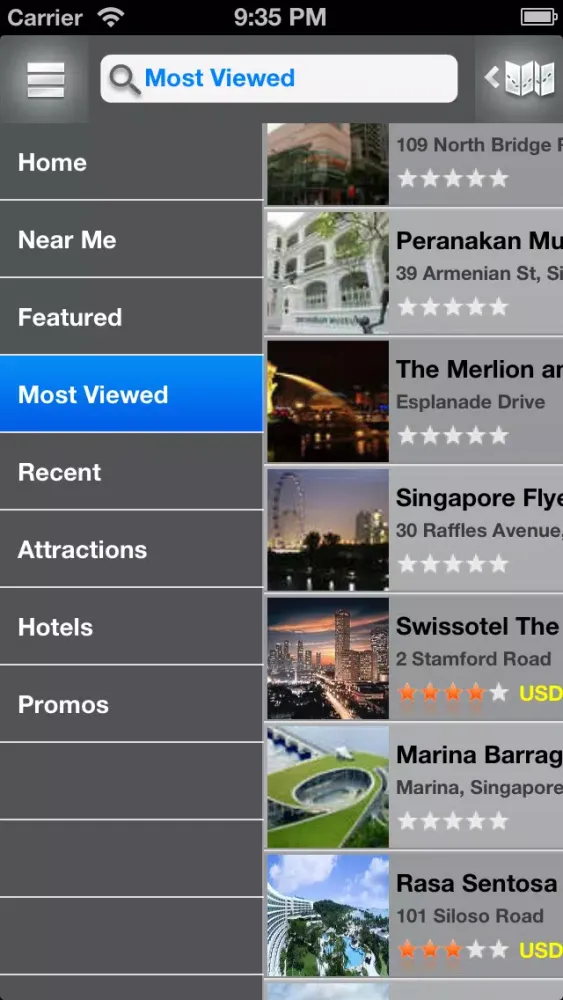 MyTravel Singapore應用截圖