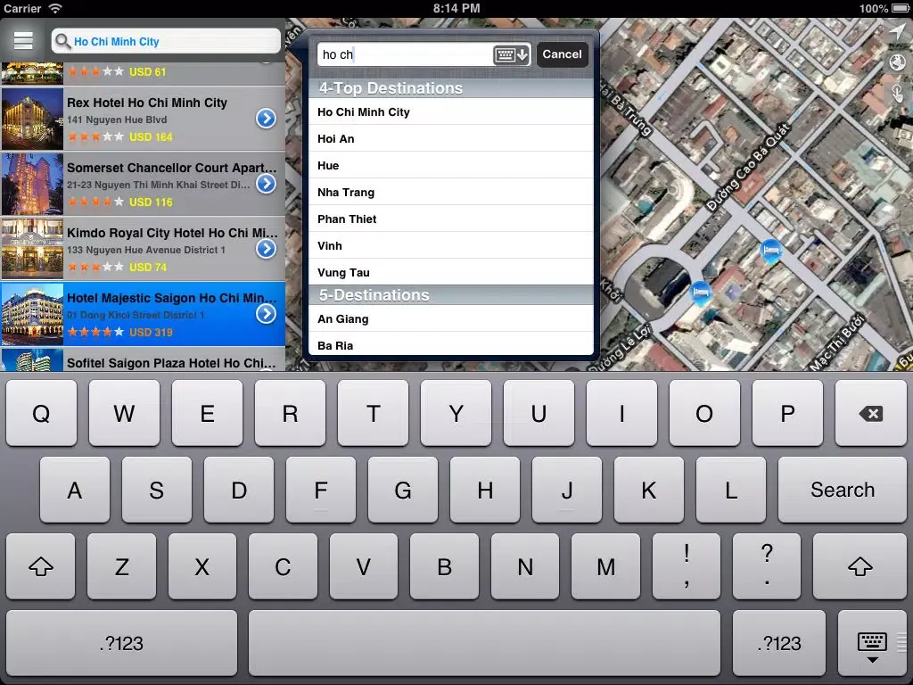 Capturas de pantalla de MyTravel Vietnam iPad 